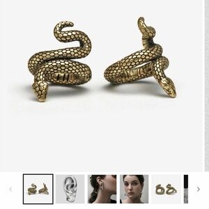 Ask & Embla Sin Serpent Lobe cuffs